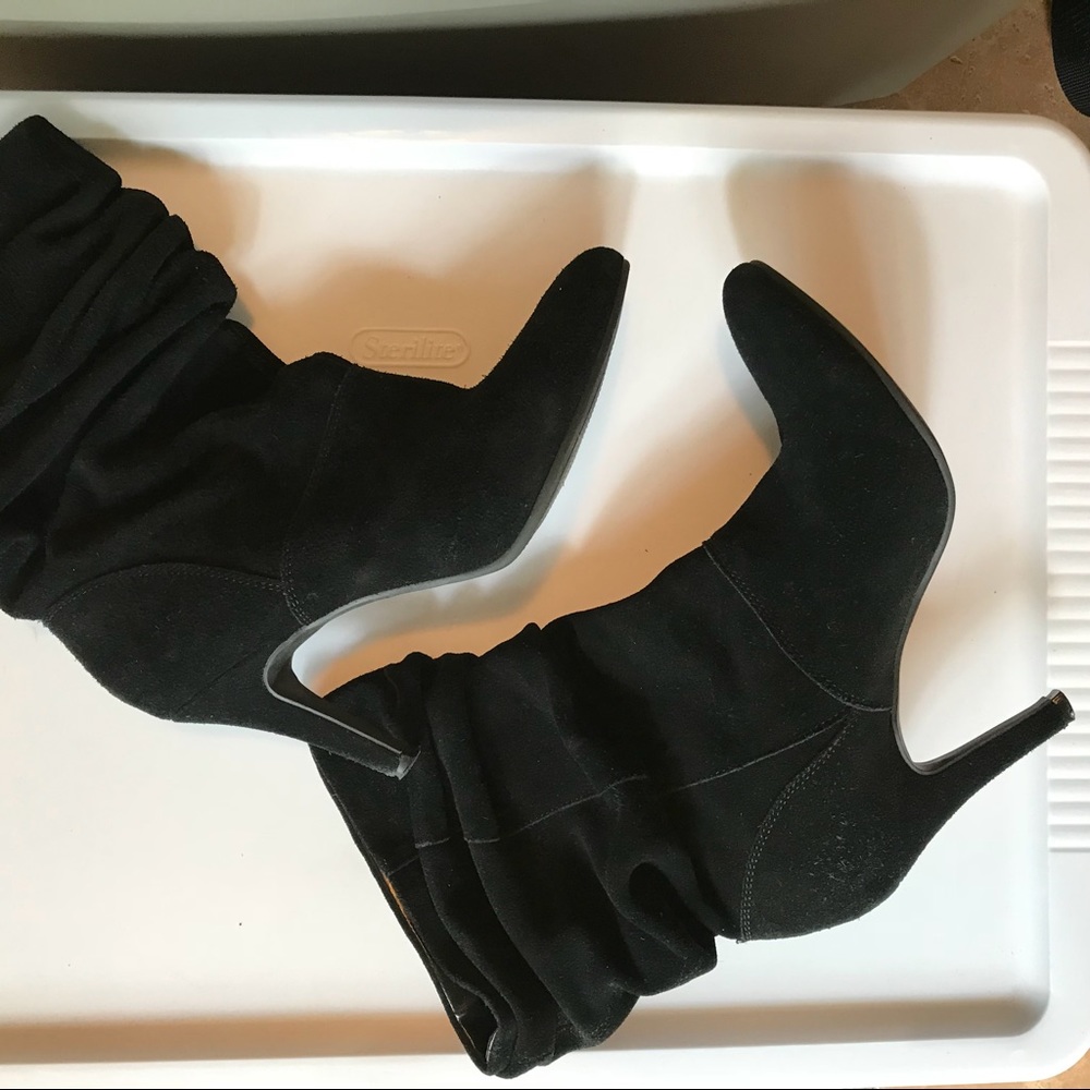 Katie & Kelly 3” stiletto heeled slouch boots